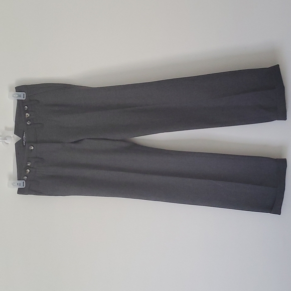 Dolce & Gabbana Flare Wool Pantsuit Size 6 in dark Charcoal gray - Picture 1 of 11
